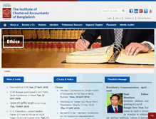 Tablet Screenshot of icab.org.bd